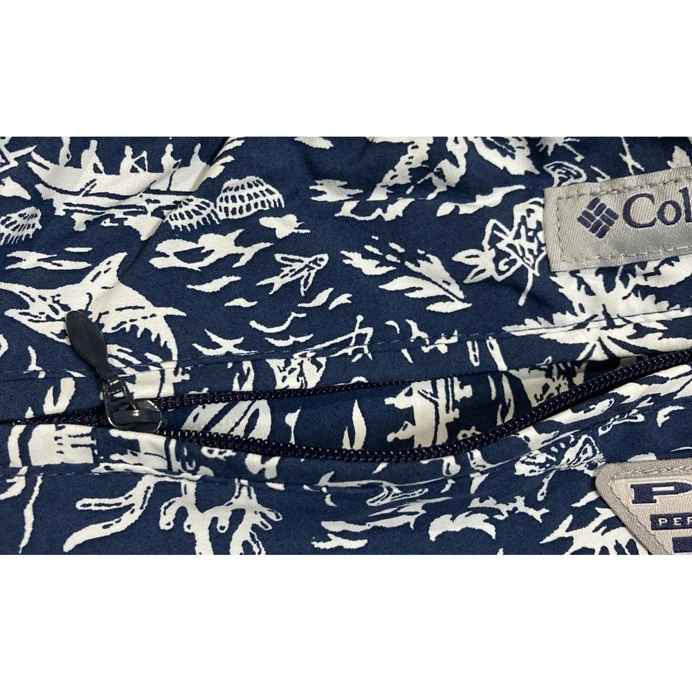 Columbia‎ PFG Super Backcast Water Shorts Swim Trunks Kona Print Mens Small NWT